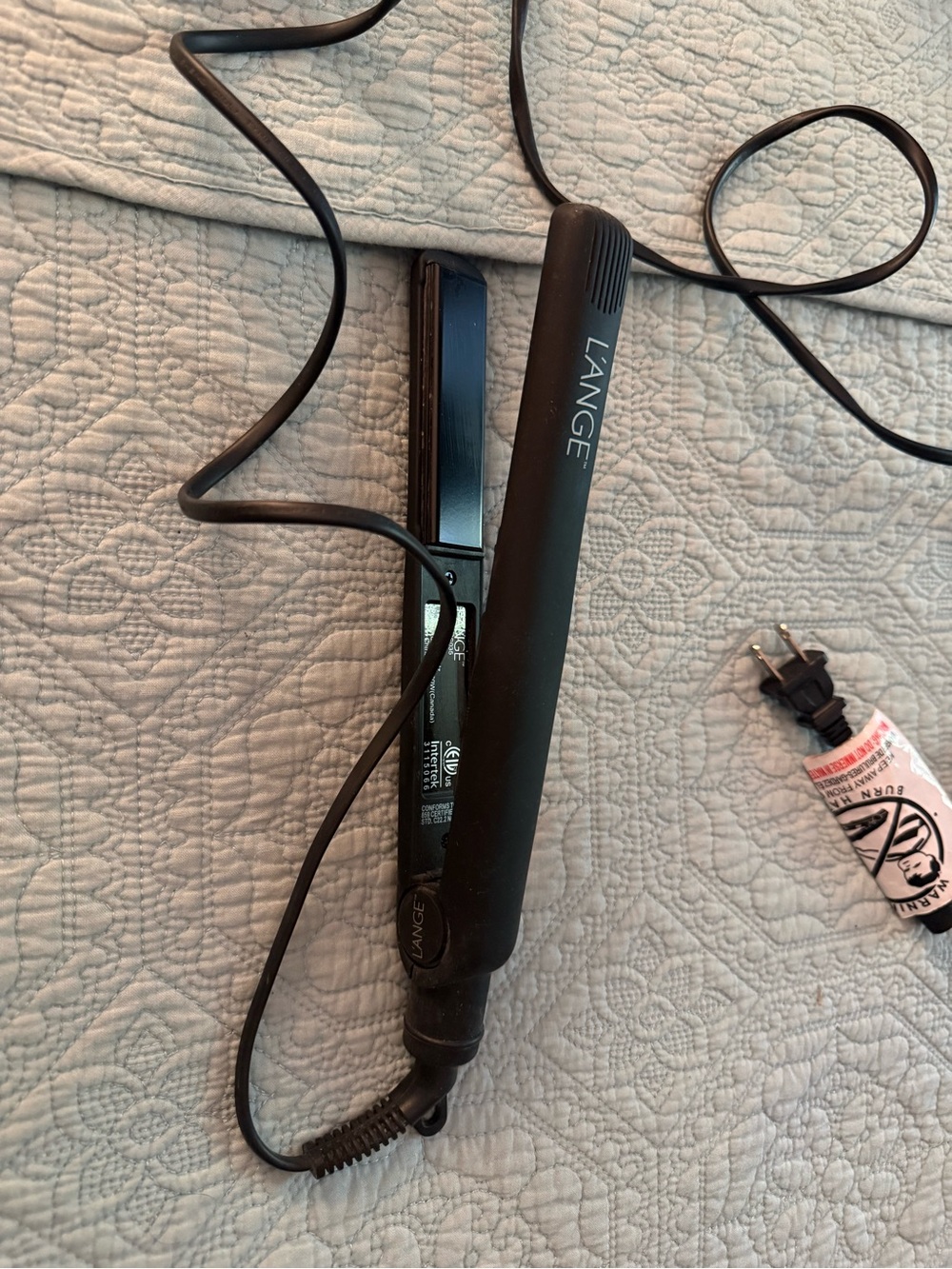 L'ANGE  Black Hair Straightener